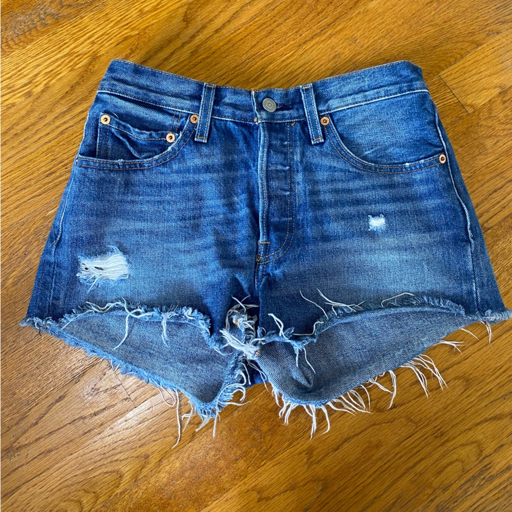 Levi 501 denim shorts